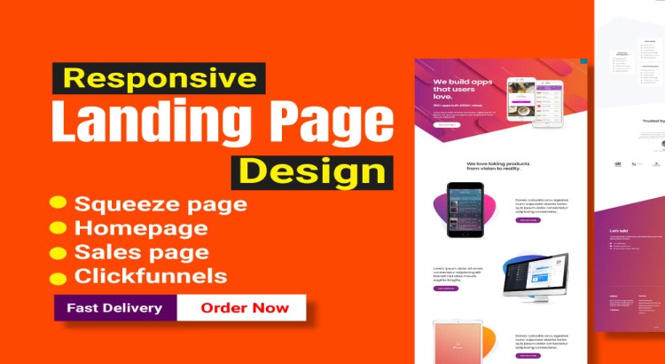 Build wordpress landing page design or sales page design